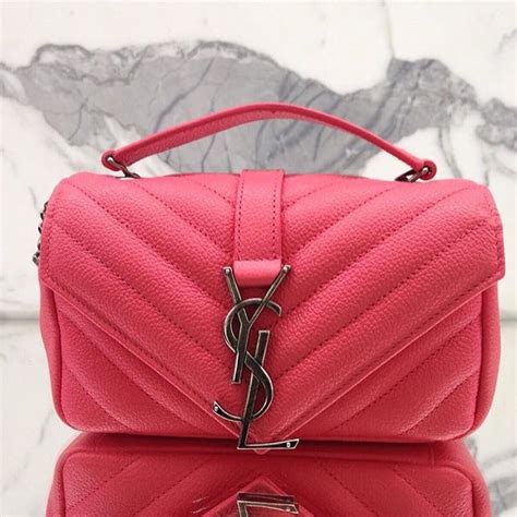 ysl monogram blogger bag pink|YSL monogram bag review.